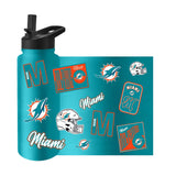 Miami Dolphins 34oz Dreamweave Quencher Bottle - Logo Brands - Flyclothing LLC