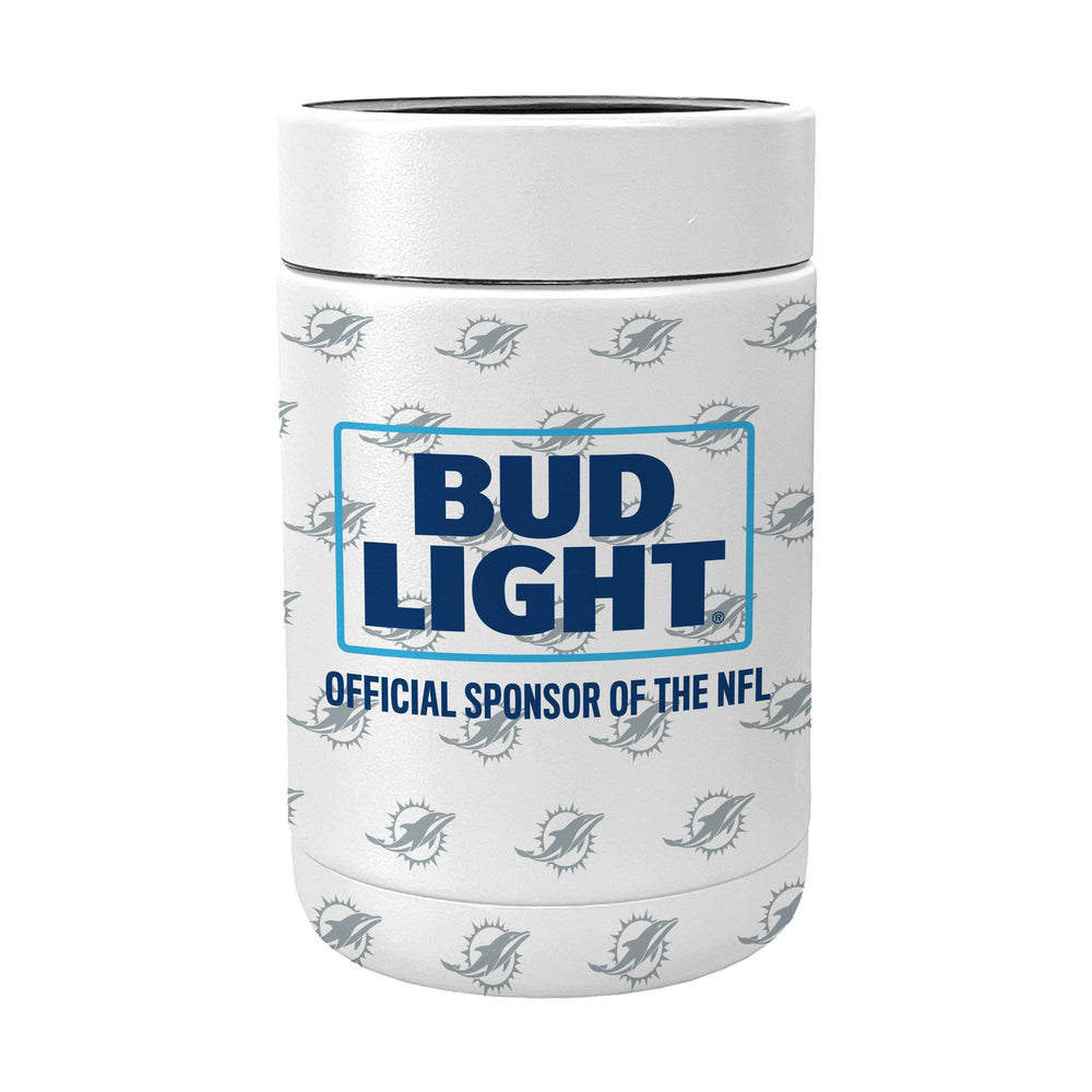 Miami Dolphins Budlight Powder Coat Coolie - Logo Brands - Flyclothing LLC