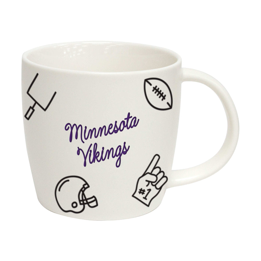 Minnesota Vikings 18oz Playmaker Mug - Logo Brands - Flyclothing LLC