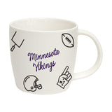 Minnesota Vikings 18oz Playmaker Mug - Logo Brands - Flyclothing LLC