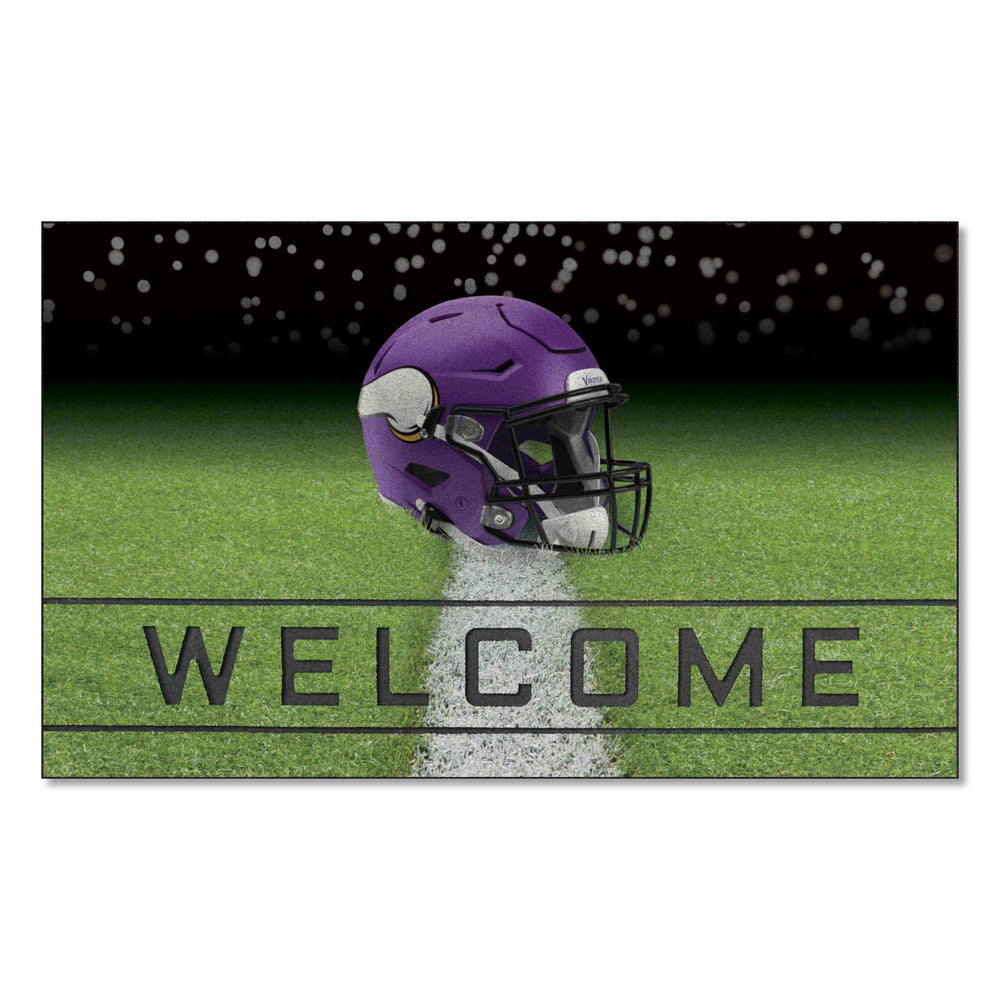 NFL - Minnesota Vikings Crumb Rubber Door Mat - Logo Brands - Flyclothing LLC