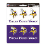 NFL - Minnesota Vikings Mini Decal 12-pk - Logo Brands - Flyclothing LLC