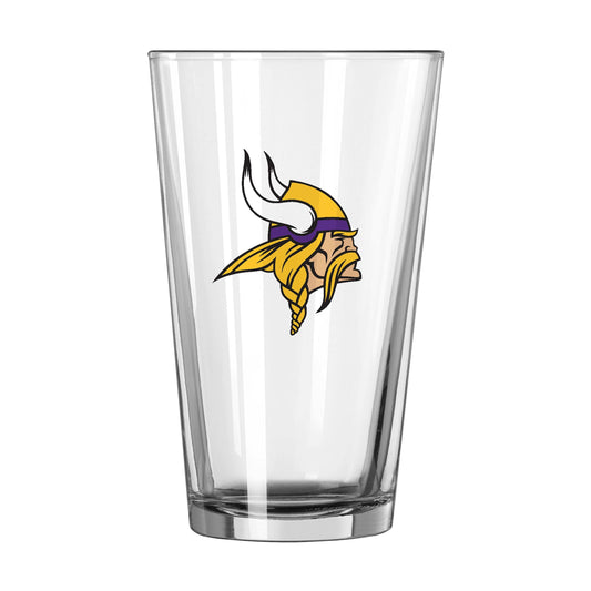 Minnesota Vikings 16oz Overtime Pint Glass - Logo Brands - Flyclothing LLC