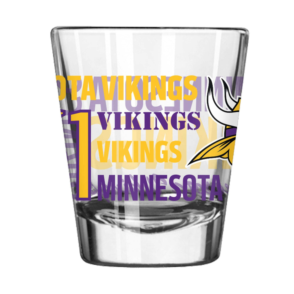 Minnesota Vikings 2oz Spirit Shot Glass - Logo Brands - Flyclothing LLC