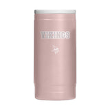 Minnesota Vikings Stencil Powder Coat Slim Can Coolie - Logo Brands - Flyclothing LLC