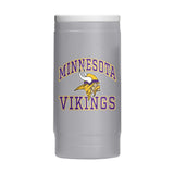 Minnesota Vikings 12oz Athletic Powdercoat SlimCan Coolie - Logo Brands - Flyclothing LLC