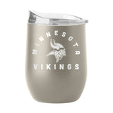 Minnesota Vikings 16oz Archway Powder Coat Curved Bev - Logo Brands - Flyclothing LLC