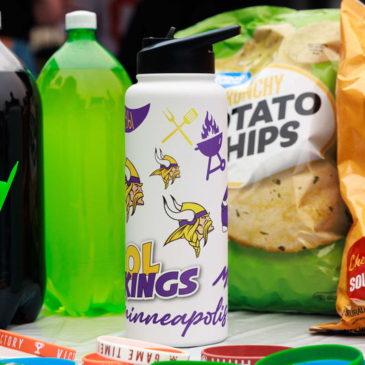 Minnesota Vikings 34oz Native Quencher Bottle - Logo Brands - Flyclothing LLC
