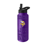 Minnesota Vikings 34oz Replay Quencher Bottle - Logo Brands - Flyclothing LLC