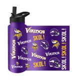 Minnesota Vikings 34oz Native Quencher Bottle - Logo Brands - Flyclothing LLC