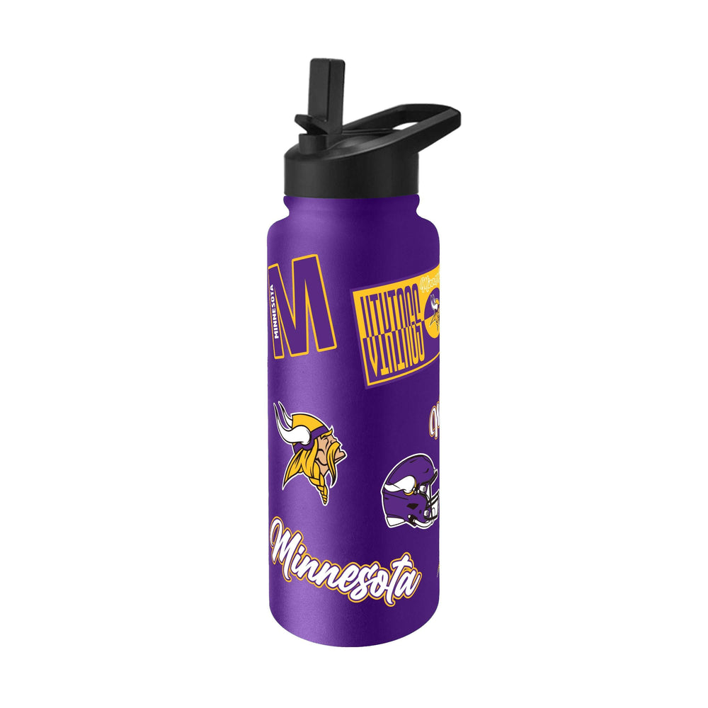 Minnesota Vikings 34oz Dreamweave Quencher Bottle - Logo Brands - Flyclothing LLC