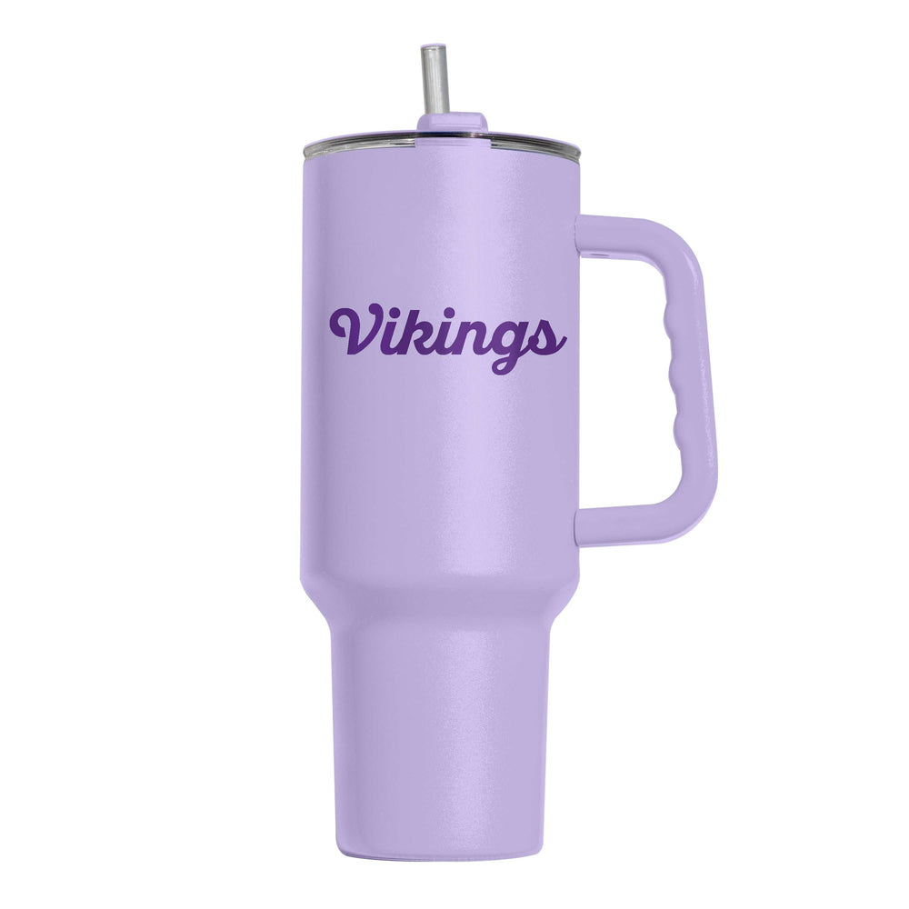 Minnesota Vikings 40oz Flipside Powder Coat Tumbler - Logo Brands - Flyclothing LLC