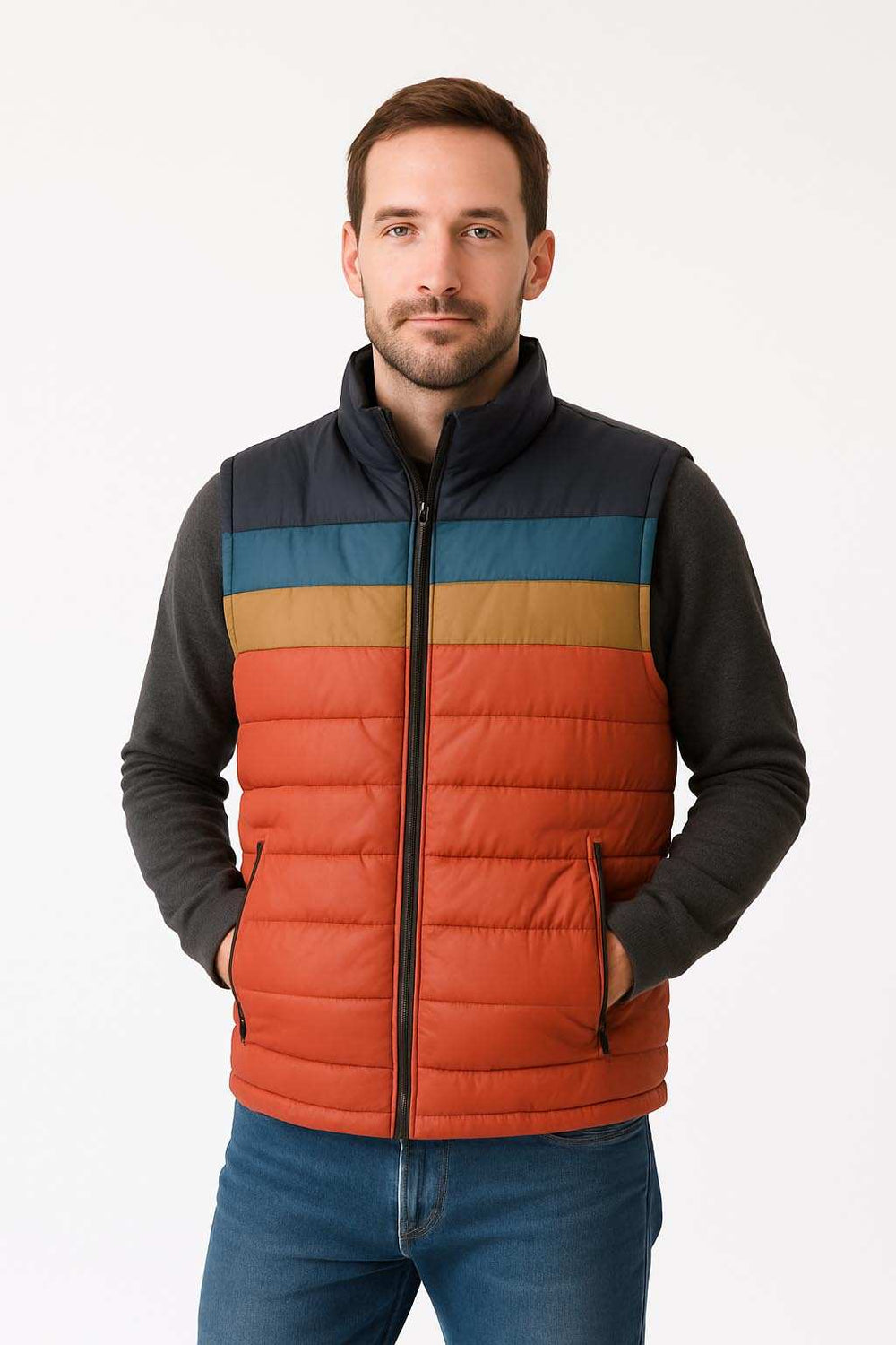 Scully Leather 100% Leather Navy Men's Vest - Scully Leather - Flyclothing LLC