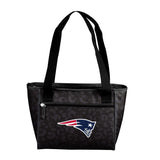 New England Patriots Leopard Print 16 Can Cooler Tote - Logo Brands - Flyclothing LLC