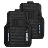NFL - New England Patriots 2-pc Deluxe Car Mat Set - Logo Brands - Flyclothing LLC