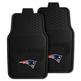 NFL - New England Patriots 2-pc Vinyl Car Mat Set - Logo Brands - Flyclothing LLC