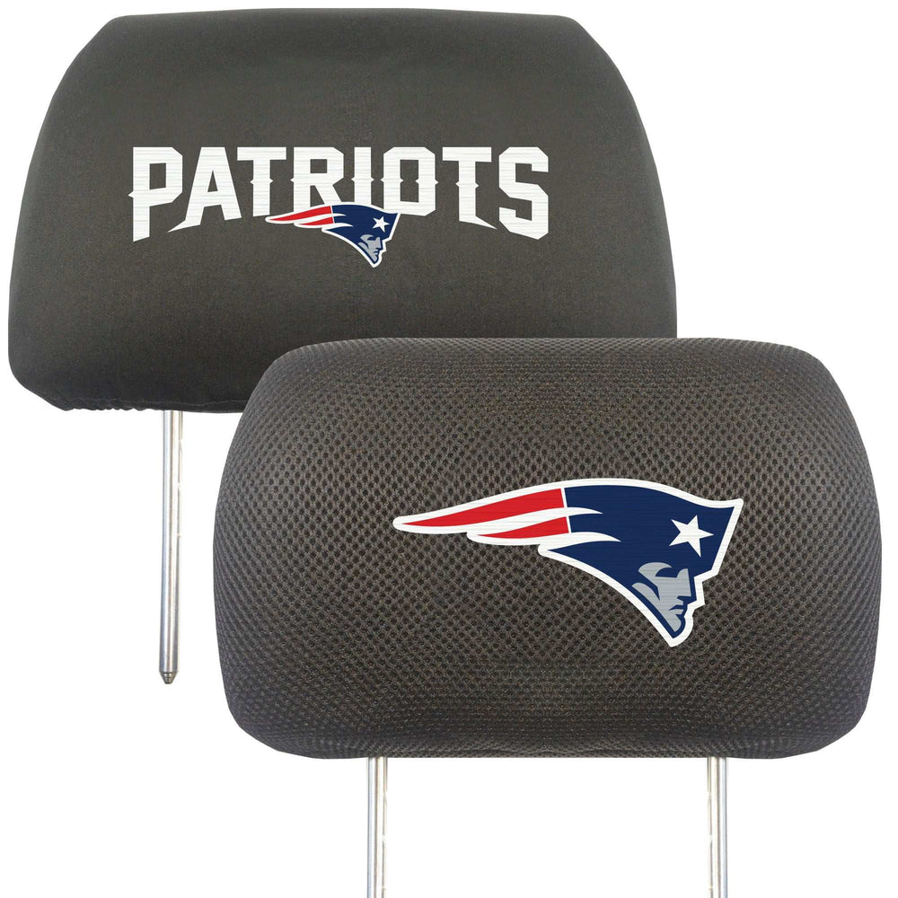 NFL - New England Patriots Head Rest Cover - Logo Brands - Flyclothing LLC
