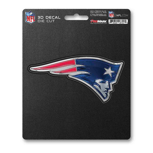 NFL - New England Patriots 3D Decal - Logo Brands - Flyclothing LLC