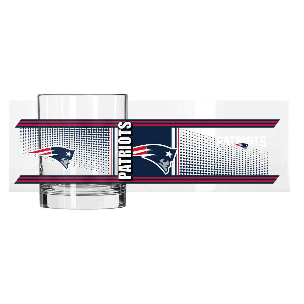 New England Patriots 14oz Hero Rocks Glass - Logo Brands - Flyclothing LLC