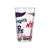 New England Patriots 16oz Native Pint Glass - Logo Brands - Flyclothing LLC