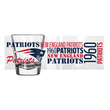 New England Patriots 2oz Spirit Shot Glass - Logo Brands - Flyclothing LLC