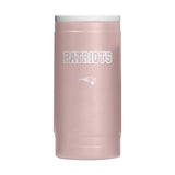 New England Patriots Stencil Powder Coat Slim Can Coolie - Logo Brands - Flyclothing LLC