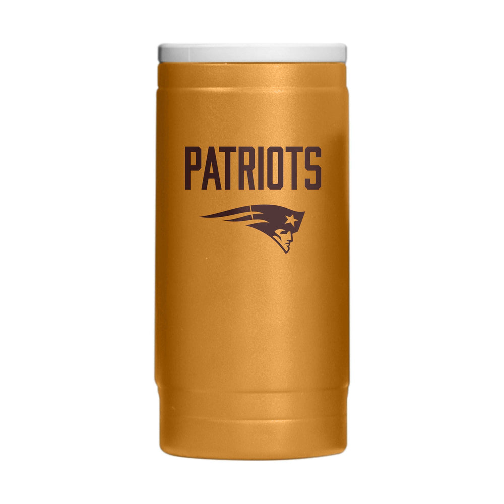 New England Patriots Huddle Powder Coat Slim Can Coolie - Logo Brands - Flyclothing LLC