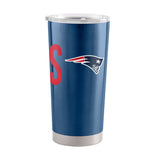 New England Patriots Overtime 20oz Stainless Tumbler - Logo Brands - Flyclothing LLC