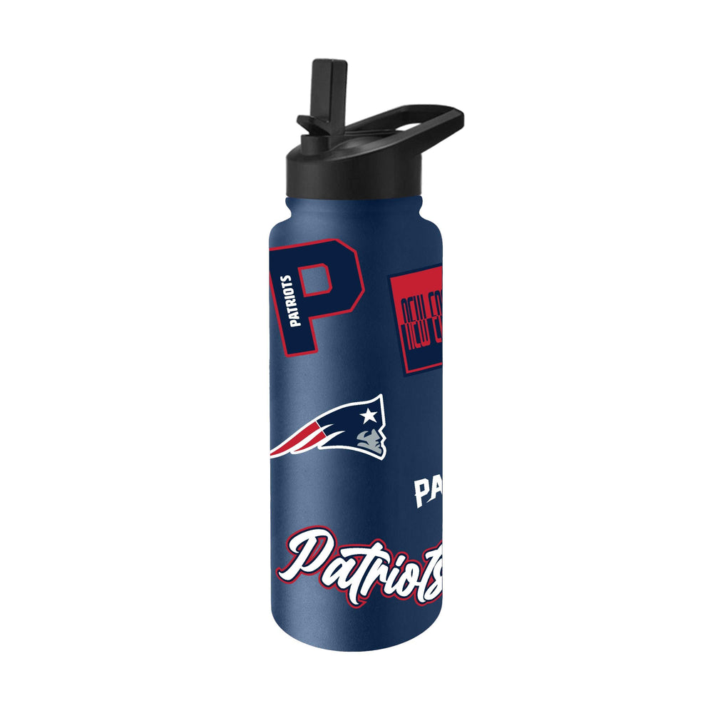New England Patriots 34oz Dreamweave Quencher Bottle - Logo Brands - Flyclothing LLC