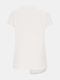 Full Size Round Neck Short Sleeve T-Shirt - Trendsi - Flyclothing LLC