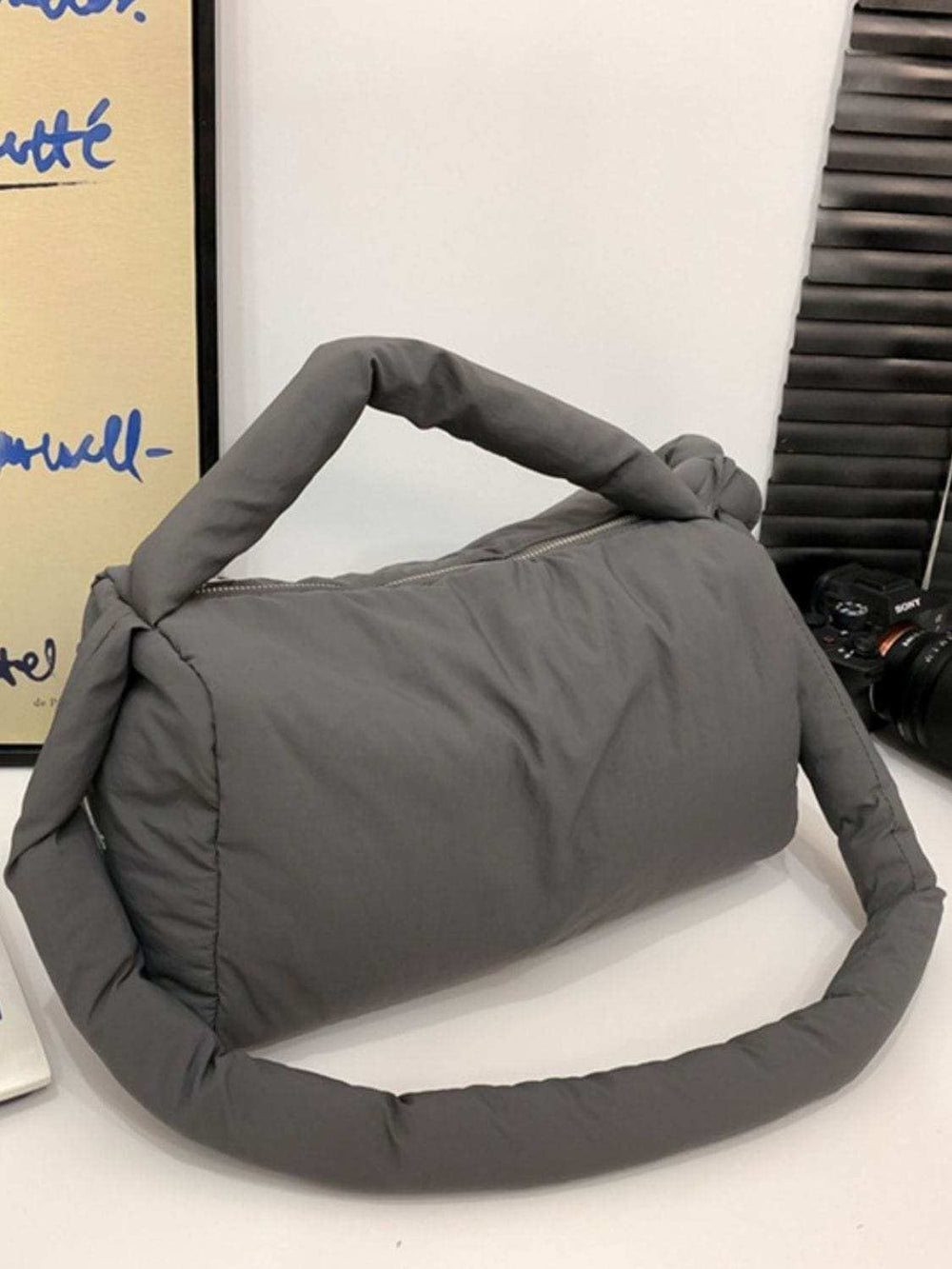 Puffy Nylon Medium Crossbody Bag - Trendsi - Flyclothing LLC