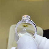 3 Carat Moissanite 925 Sterling Silver Ring - Trendsi - Flyclothing LLC