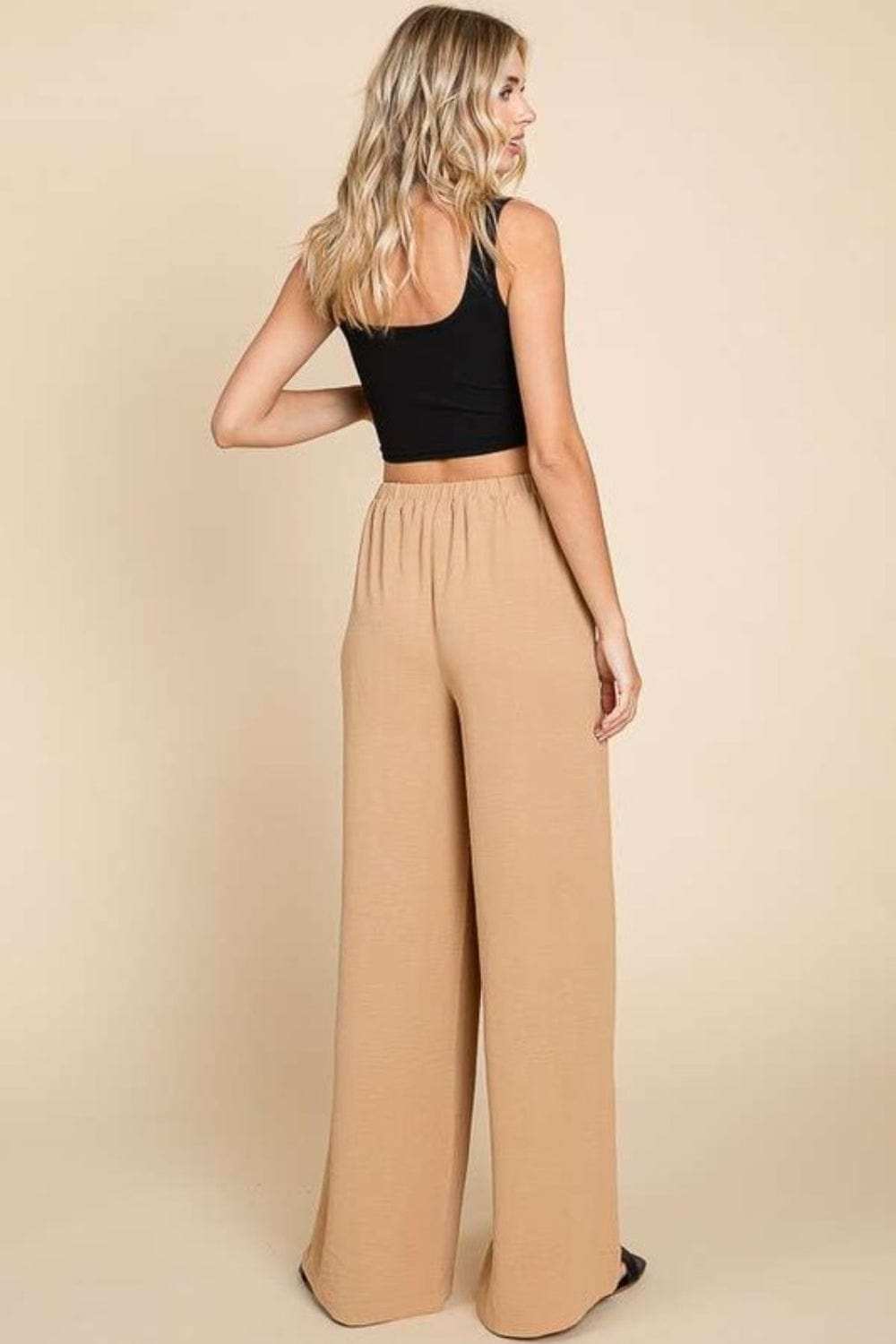 Culture Code Full Size High Waist Wide Leg Cargo Pants - Trendsi - Flyclothing LLC