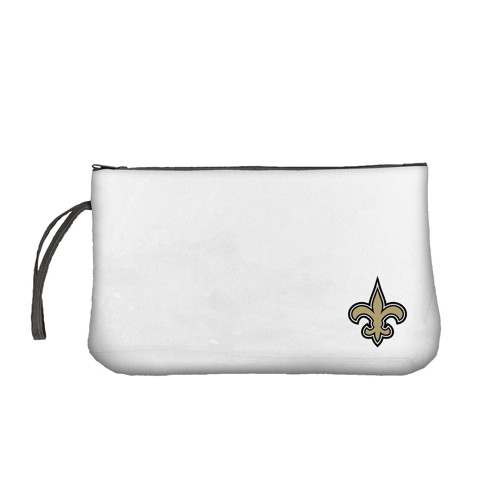 New Orleans Saints Clear Wristlet - Logo Brands - Flyclothing LLC