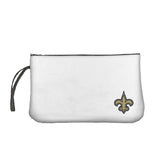 New Orleans Saints Clear Wristlet - Logo Brands - Flyclothing LLC
