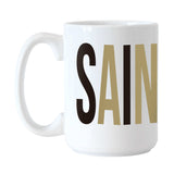 New Orleans Saints 15oz Overtime Sublimated Mug - Logo Brands - Flyclothing LLC