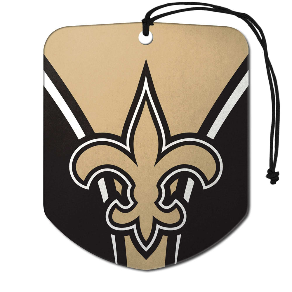 NFL - New Orleans Saints Air Freshener 2-pk - Logo Brands - Flyclothing LLC