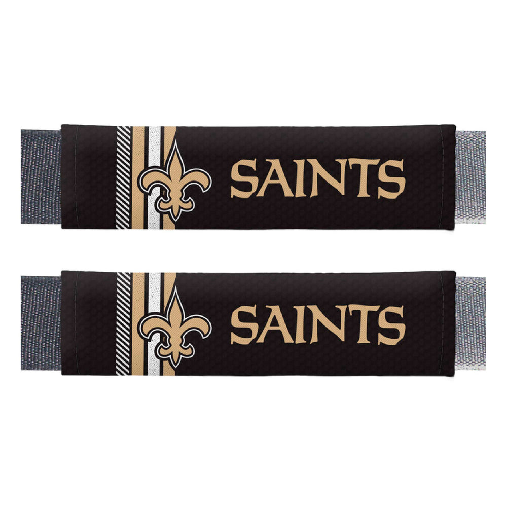 NFL - New Orleans Saints Rally Seatbelt Pad - Pair - Logo Brands - Flyclothing LLC