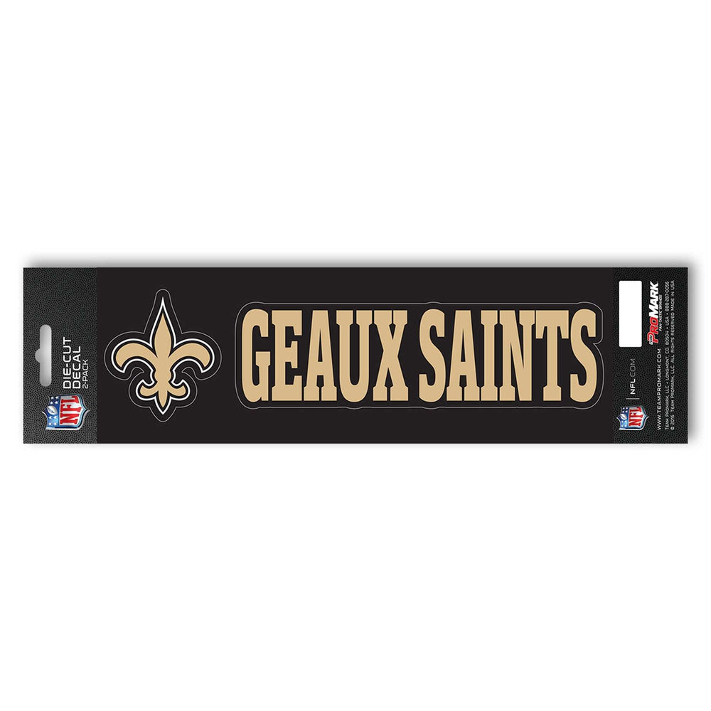 NFL - New Orleans Saints Team Slogan Decal - Logo Brands - Flyclothing LLC