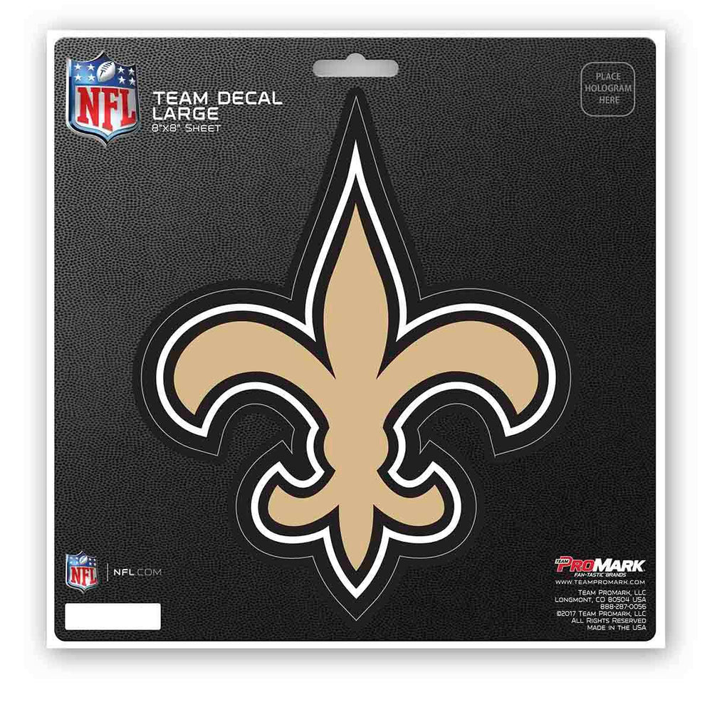 NFL - New Orleans Saints Large Decal - Logo Brands - Flyclothing LLC