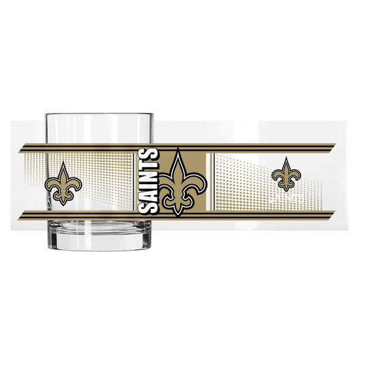 New Orleans Saints 14oz Hero Rocks Glass - Logo Brands - Flyclothing LLC