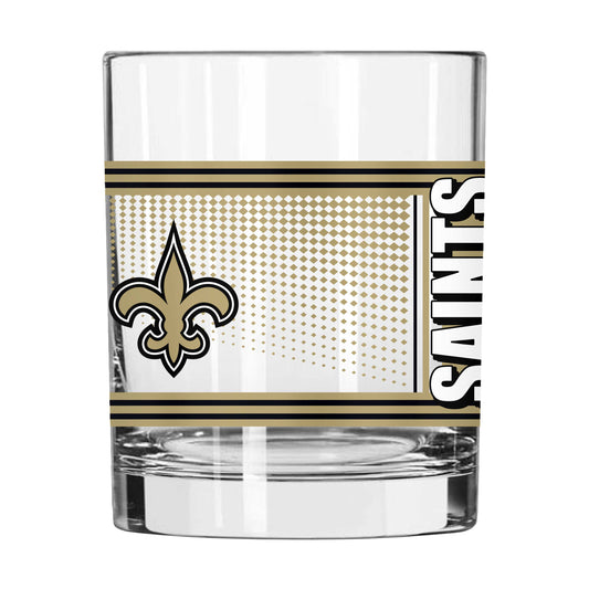 New Orleans Saints 14oz Hero Rocks Glass - Logo Brands - Flyclothing LLC