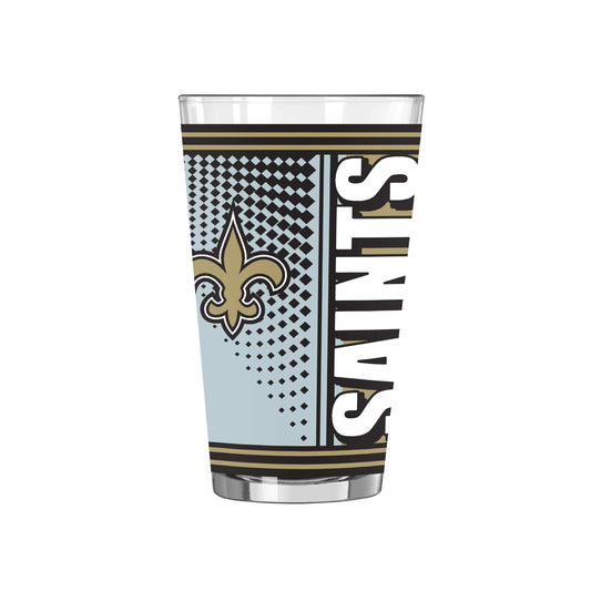 New Orleans Saints 16oz Hero Pint Glass - Logo Brands - Flyclothing LLC