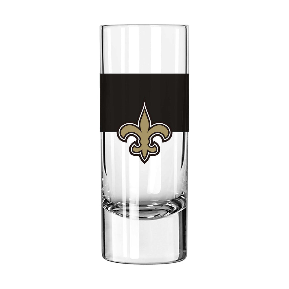 New Orleans Saints 2.5oz Colorblock Shooter Glass - Logo Brands - Flyclothing LLC
