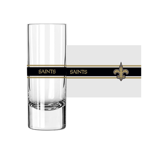 New Orleans Saints 2.5oz Stripe Shooter Glass - Logo Brands - Flyclothing LLC