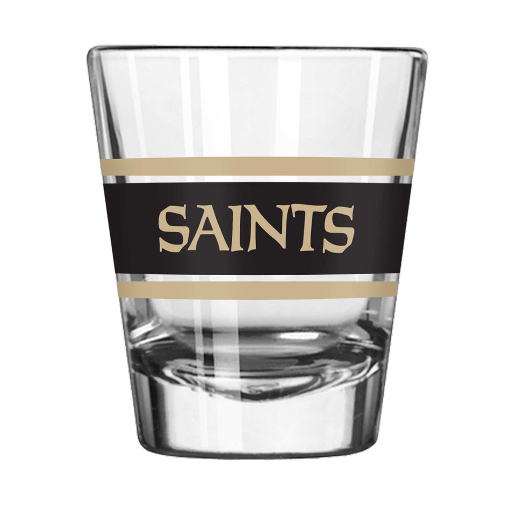 New Orleans Saints 2oz Stripe Shot Glass - Logo Brands - Flyclothing LLC