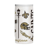 New Orleans Saints 12oz Native Powdercoat SlimCan Coolie - Logo Brands - Flyclothing LLC