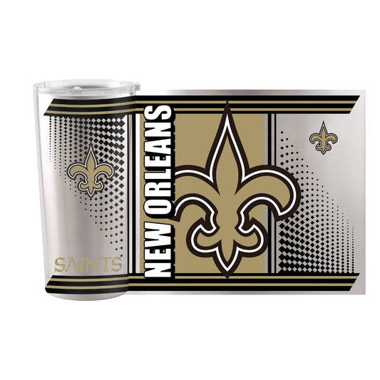New Orleans Saints 20oz Hero Stainless Tumbler - Logo Brands - Flyclothing LLC