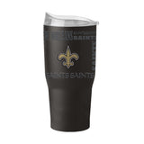 New Orleans Saints 30oz Replay Powder Coat Tumbler - Logo Brands - Flyclothing LLC