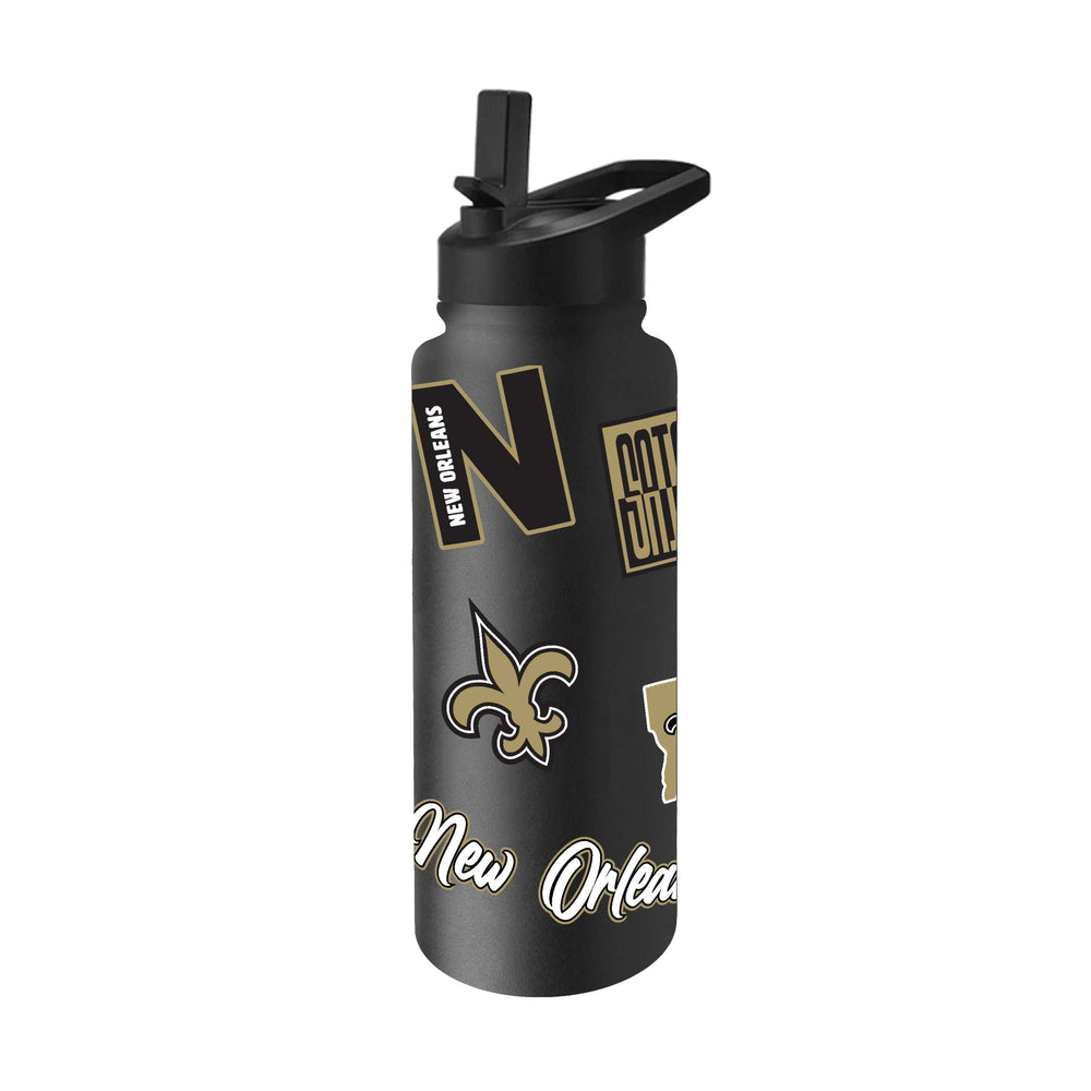 New Orleans Saints 34oz Dreamweave Quencher Bottle - Logo Brands - Flyclothing LLC